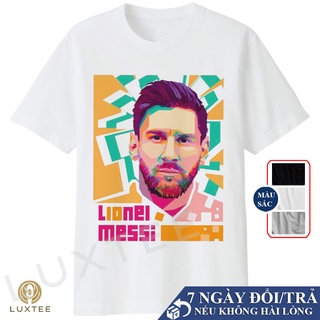 Áo thun tay lỡ messi thể thao, áo phông messi phong cách, áo messi đủ màu đen, trắng, xám,xanh v30