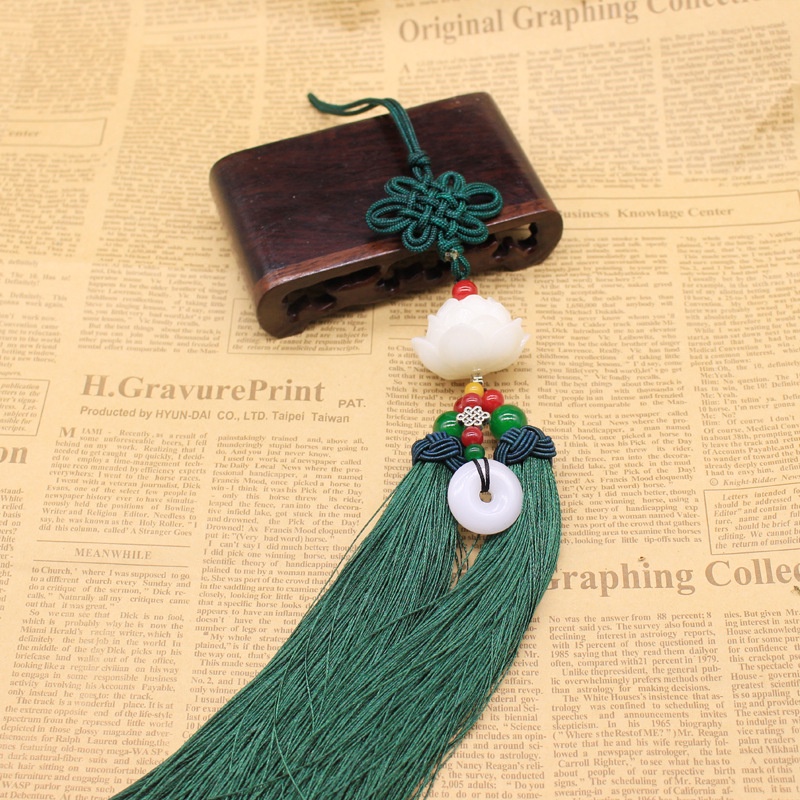 ⚡Video Thật⚡ Dây Treo Xe Ô Tô Hình Hoa Sen - Khánh Treo Xe Ô Tô Hình Hoa Sen