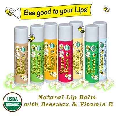 (Sierra Bees) - Son dưỡng môi hữu cơ