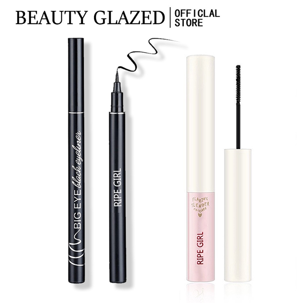 [Hàng mới về] Set 2 món mascara và bút kẻ mắt BEAUTY GLAZED trang điểm làm đẹp