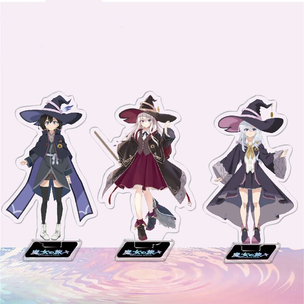 Mô hình nhân vật phù thủy anime bằng acrylic độc đáo dùng để bàn trang trí