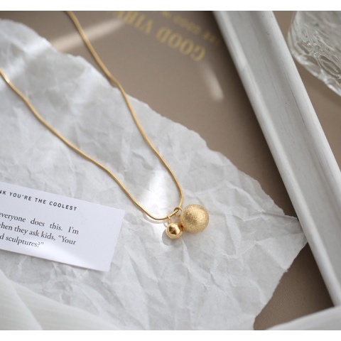 [FreeShip] Dây chuyền nữ titan hai đá X8-303 - CAM KẾT KHÔNG BAY MÀU