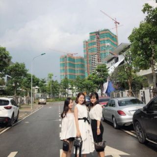 Váy liền chun eo vải dư cực đẹp