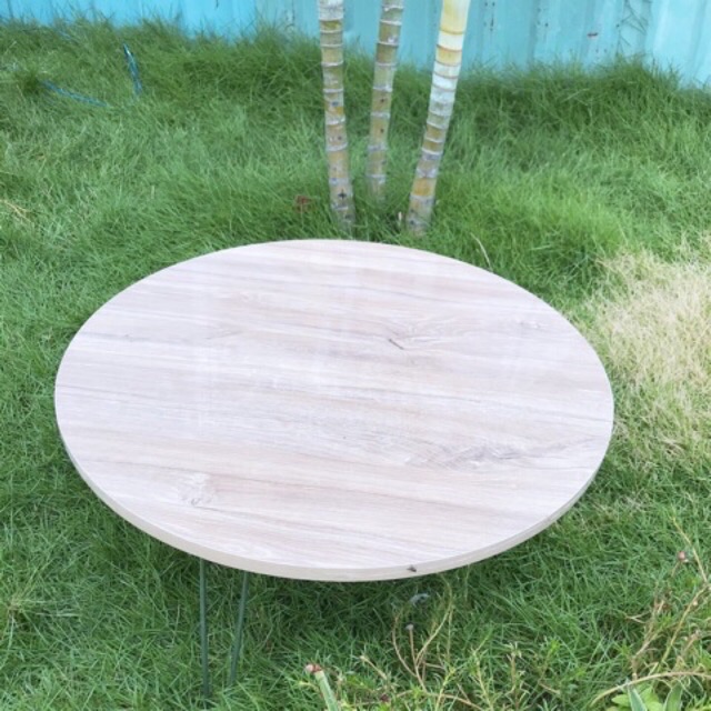 Bàn tròn xếp MDF đường kính 60cm | BigBuy360 - bigbuy360.vn