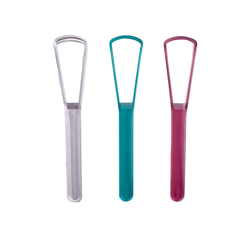 (Bộ 3 cái) Dụng cụ cạo lưỡi Okina (Tròn - Vuông - Tam Giác)