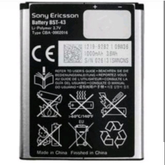Pin sony bst 43