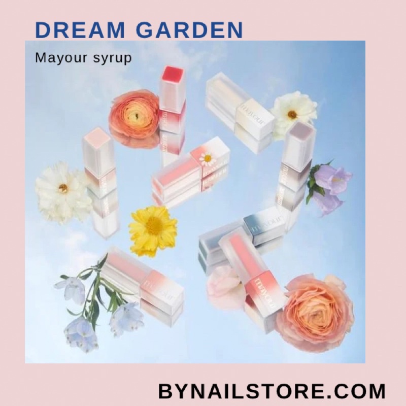 [Mayour syrup] Bộ sản phẩm sơn thạch Hàn Quốc cao cấp collection Dream Garden (8pcs)