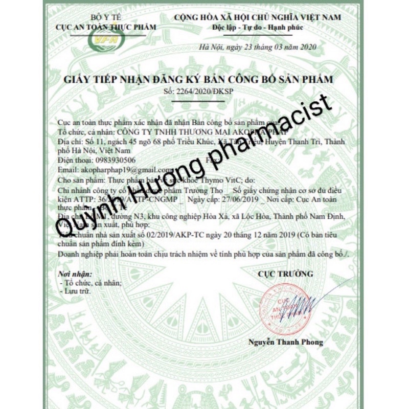 Thymo VitC - Thymomodulin 350mg