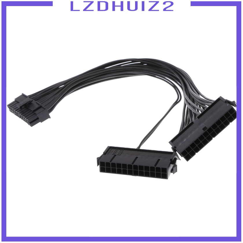 Dây Cáp Nối Dài Nguồn Điện Đồng Bộ Les Fleurs ATX 24 Pin PSU Kép