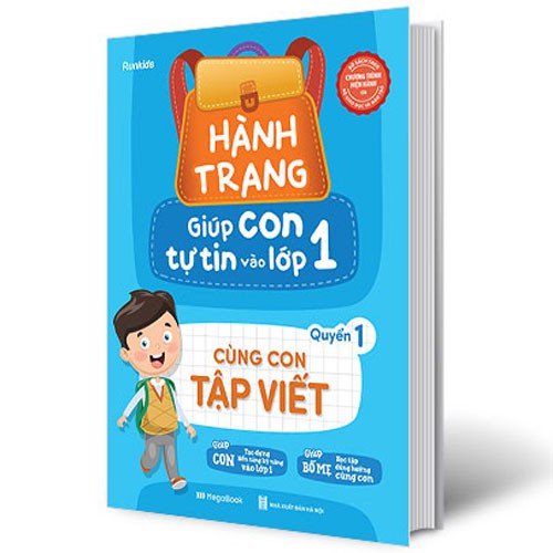 Sách - Hành Trang Giúp Con Tự Tin Vào Lớp 1 - Quyển 1: Cùng Con Tập Viết