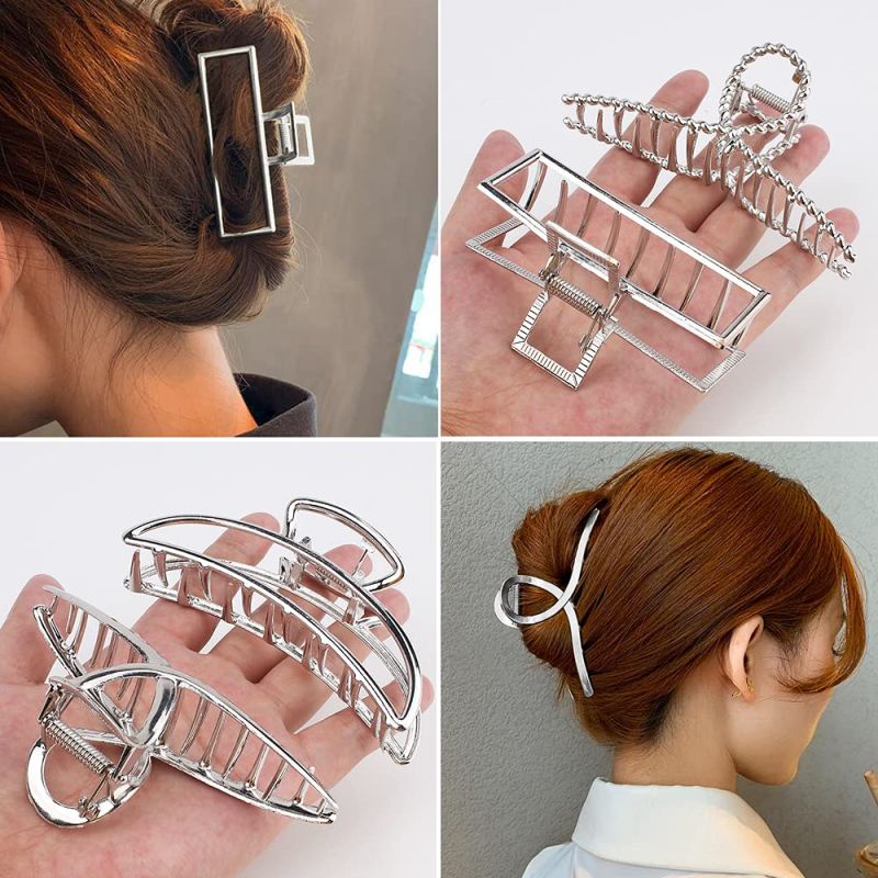 Kẹp Tóc Kim Loại Thanh Lịch Cho Nữ