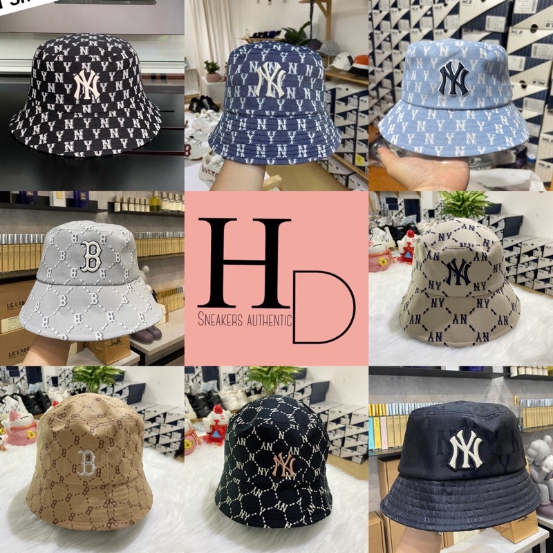 MLB - Nón bucket Monogram Jacquard 32CPHV011-50L