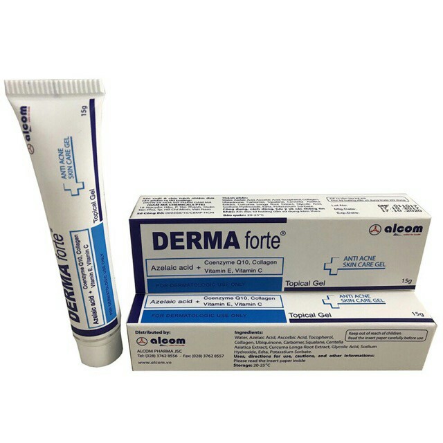 Derma Forte Gel - ngừa mụn, giảm thâm mụn (15g)