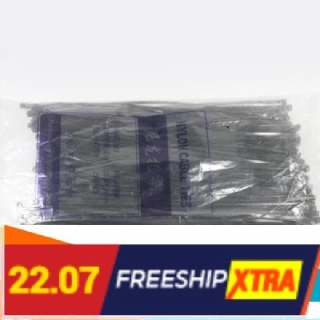 Gói 250PCS Dây Thít Đen 3X150mm