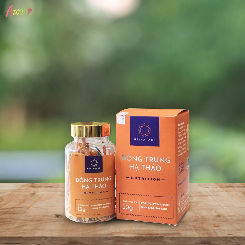 Nấm đông trùng hạ thảo Heligrass10g [có tem chống hàng giả]