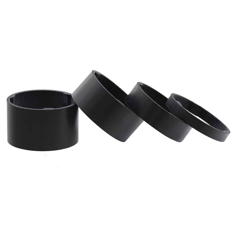 4 Vòng Đệm Cổ Xe Đạp Bằng Sợi carbon 28.6mm 15g