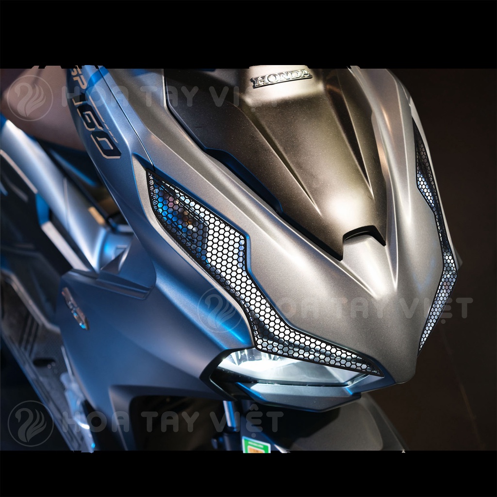 Decal Lưới dán DEMI AB 125 - 150 -160 phong cách tổ ong HÌNH LƯỚI xe HONDA AIRBLADE
