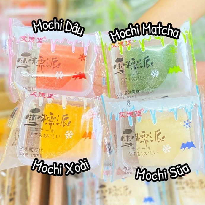 Thùng 2.5kg bánh phu thê 4 vị (xoài, sữa, matcha, dâu) siêu ngon