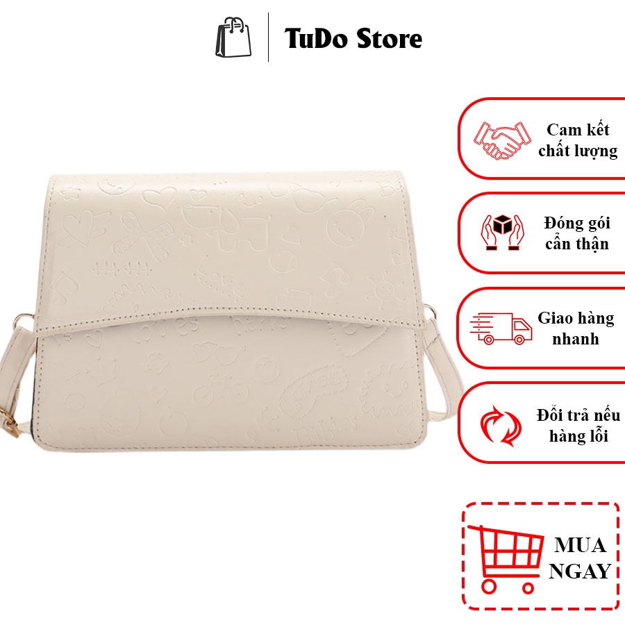 Túi xách nữ,Túi đeo chéo phong cách thời thượng hai màu trắng đen T11
