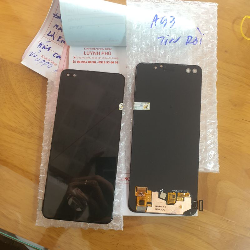 Màn hình oppo Reno 4 A93 4G zin máy,màn linh kiện,màn oled tặng keo dán 15ml