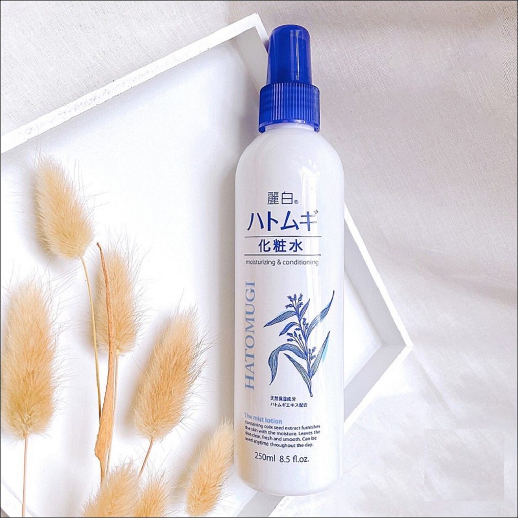 Xịt Khoáng Dưỡng Ẩm Làm Sáng Da Hatomugi Moisturizing & Conditioning The Mist Lotion 250ml