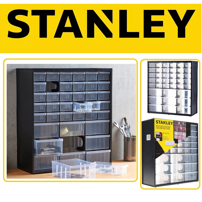 Tủ linh kiện 39 ngăn to nhỏ hộp đồ nghề lớn Stanley 1-93-981 locker mini chứa đựng mũi khoan, óc vít điện tử