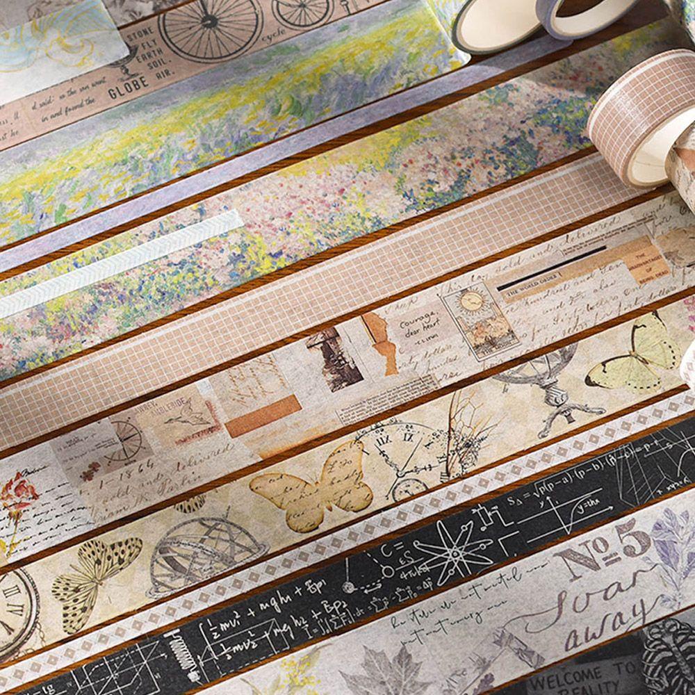 Set 20 Cuộn Băng Dính Nhiều Màu Sắc Dùng Trang Trí Scrapbook
