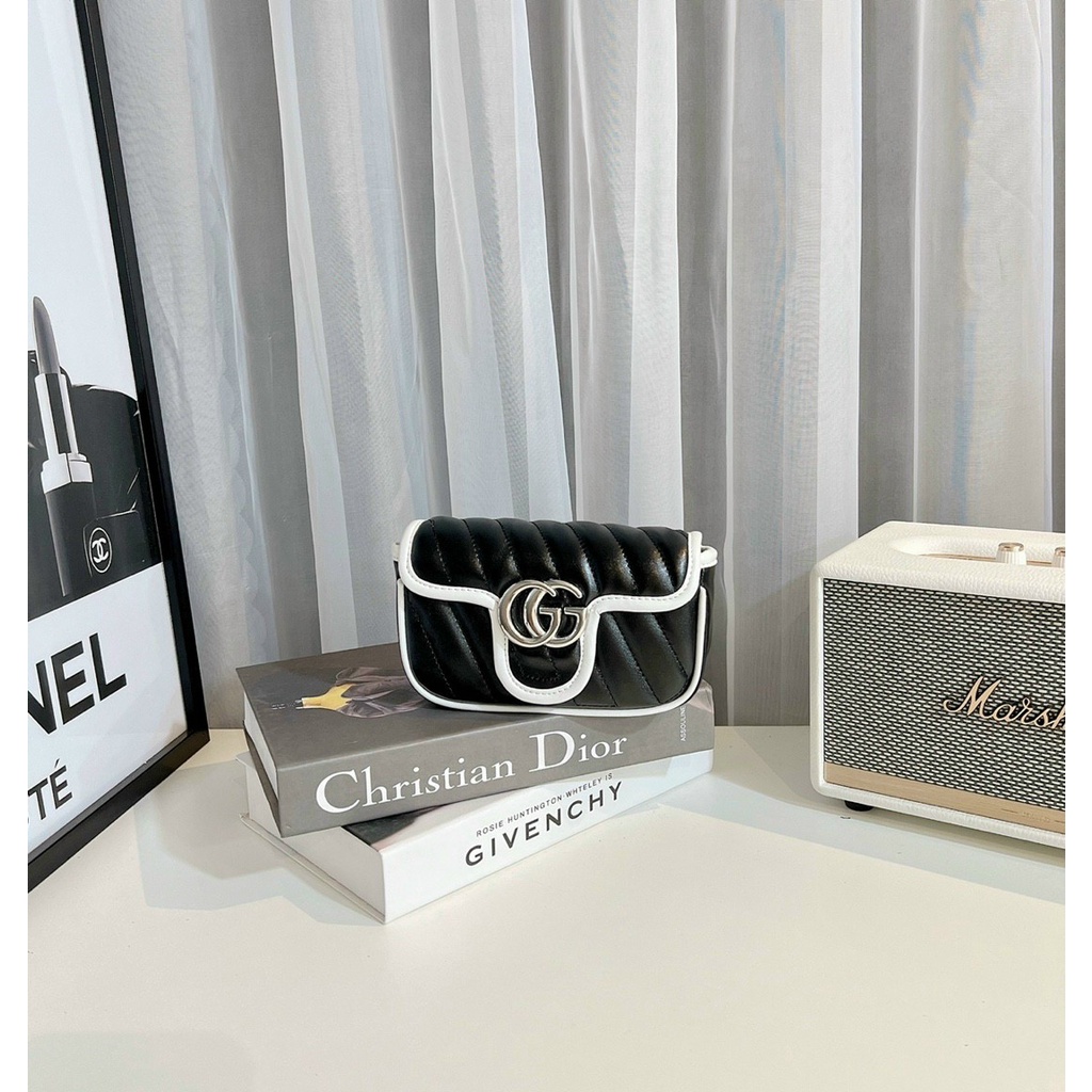 Túi Đeo Chéo GUXI MINI Da Mềm Có 1 Ngăn Đựng Vừa Điện Thoại,Dây Xích Có Thể Điều Chỉnh Ngắn Dài Tùy Minh Đeo Kẹp Nách