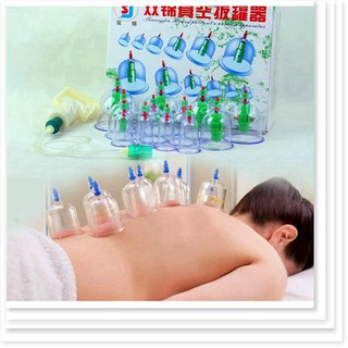 Bộ Giác Hơi Không Dùng Lửa 12 Cốc Không Dùng Lửa GH12