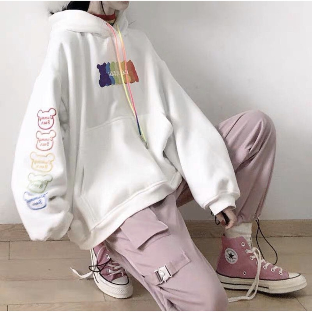 Áo Hoodie GUMMY BEAR unisex nam nữ 2 màu SV Plus - 29 full size M L XL | BigBuy360 - bigbuy360.vn