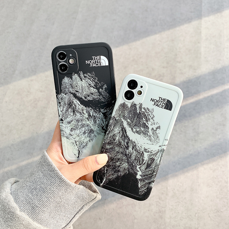 Ốp Điện Thoại Mềm Họa Tiết Núi Tuyết Thời Trang Cho iPhone 14 13 Xs MAX XR 11 PRO MAX