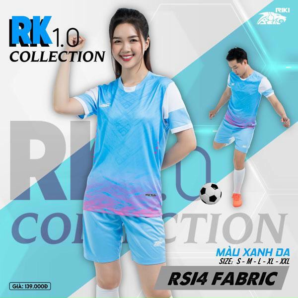 Bộ Quần Áo Bóng Đá Nam Nữ Chính Hãng Riki RK1.0 - Phong Cách Mới Thiết Kế Mới - Mẫu Mới Nhất 2022