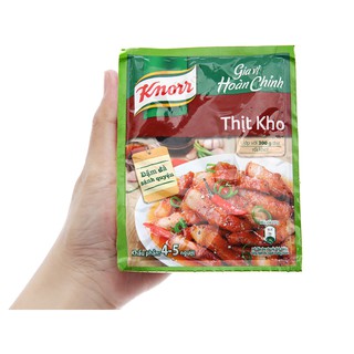 hanacos.19 Combo Gia vị hoàn chỉnh Thịt Kho Knorr gói 28g GROI