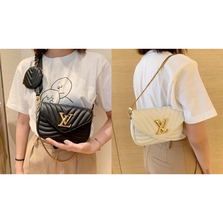 TÚI ĐEO CHÉO LVVV NEW WAVE MULTI-POCHETTE FULL BOX