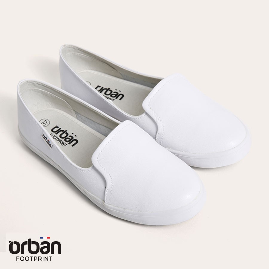 [Mã FARSBR152 giảm 15% đơn 99K] Giày slipon nữ Urban UL1715 trắng