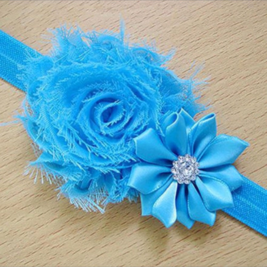 Băng đô nơ cho bé sơ sinh turban hoa, vòng đầu công chúa 10 màu kiểu dáng Hàn Quốc điệu đà nhiều màu xinh xắn shopNEM
