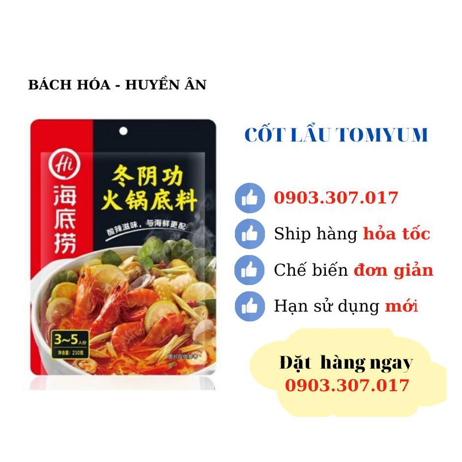 CỐT LẨU HAIDILAO VỊ TOMYUM