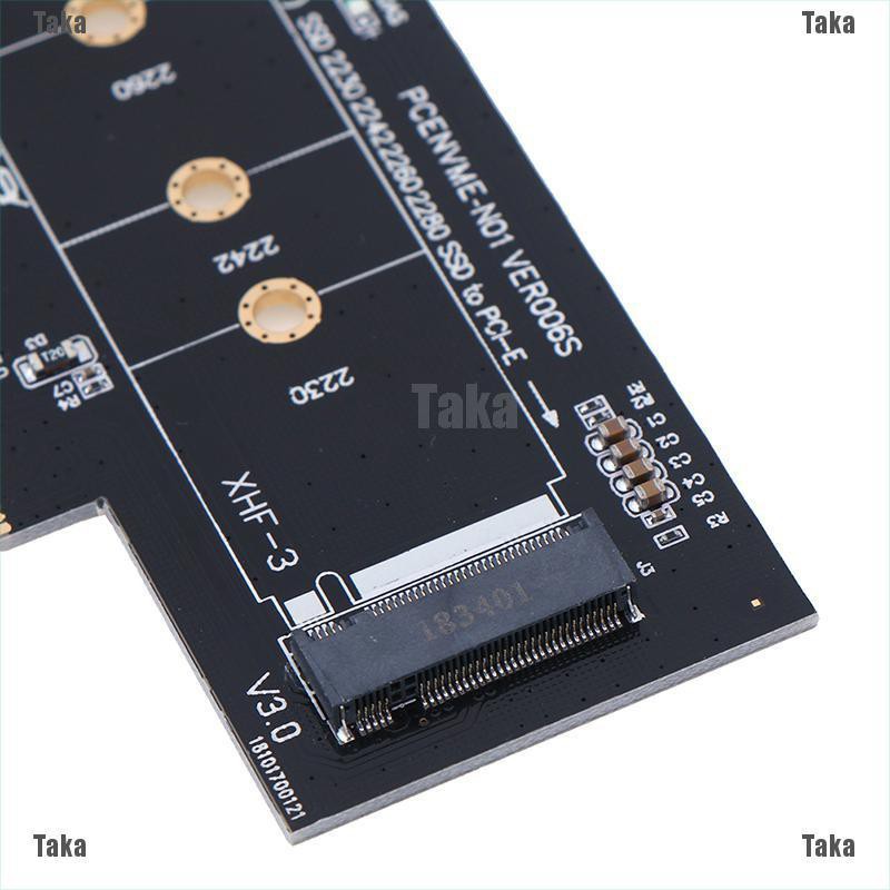 Bộ Chuyển Đổi Taka PCIE Sang M2 Và PCI Express 3.0 x1 Sang NVME SSD Hỗ Trợ 2230 2242