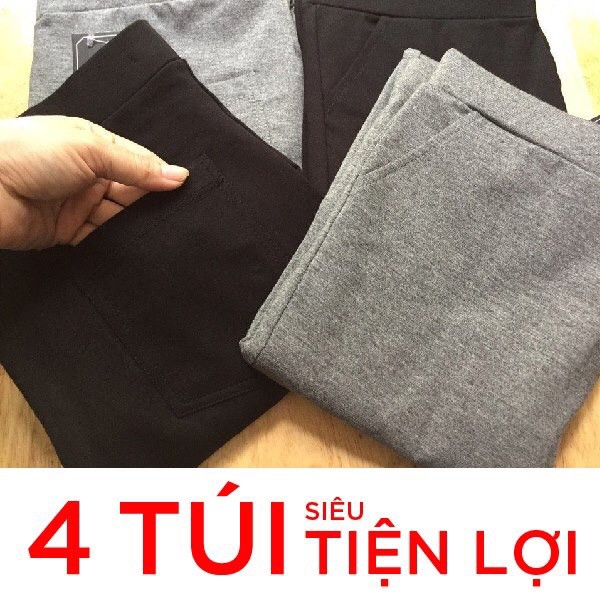 Quần legging nữ 💖HÀNG LOẠI 1💖 Legging 4 túi cao cấp, chất thun cotton dẻo co giãn, thoải mái