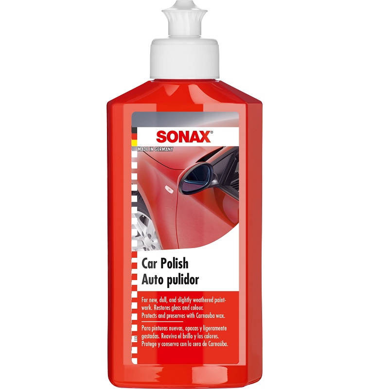 Dung dịch đánh bóng sơn xe mờ xước SONAX Car Polish 300100 250ml