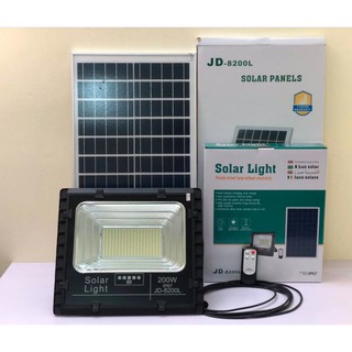 Đèn pha năng lượng mặt trời jindian 200w jd8200l - electric24h store