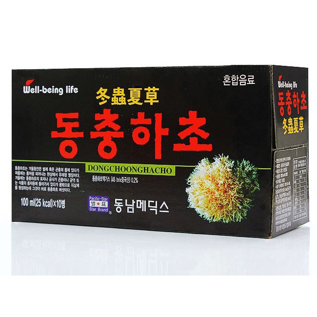 Nước Đông Trùng Hạ Thảo Hàn Quốc, Hộp 10 chai*100ml | BigBuy360 - bigbuy360.vn