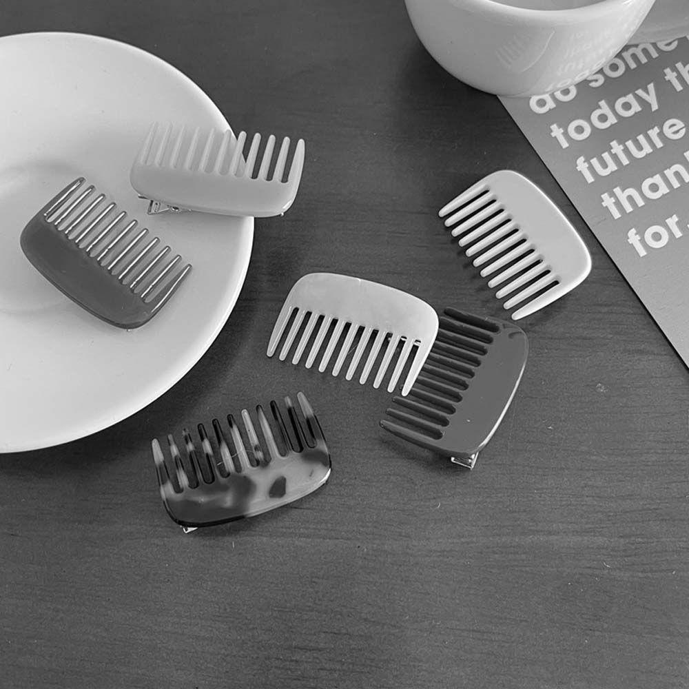 Kẹp Tóc Hình Lược Nhỏ Màu Sắc Kẹo Ngọt Dễ Phối Đồ