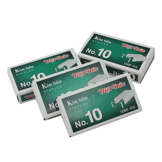 Kim bấm giấy số 10 việt đức hộp 1000 kim thiện phước