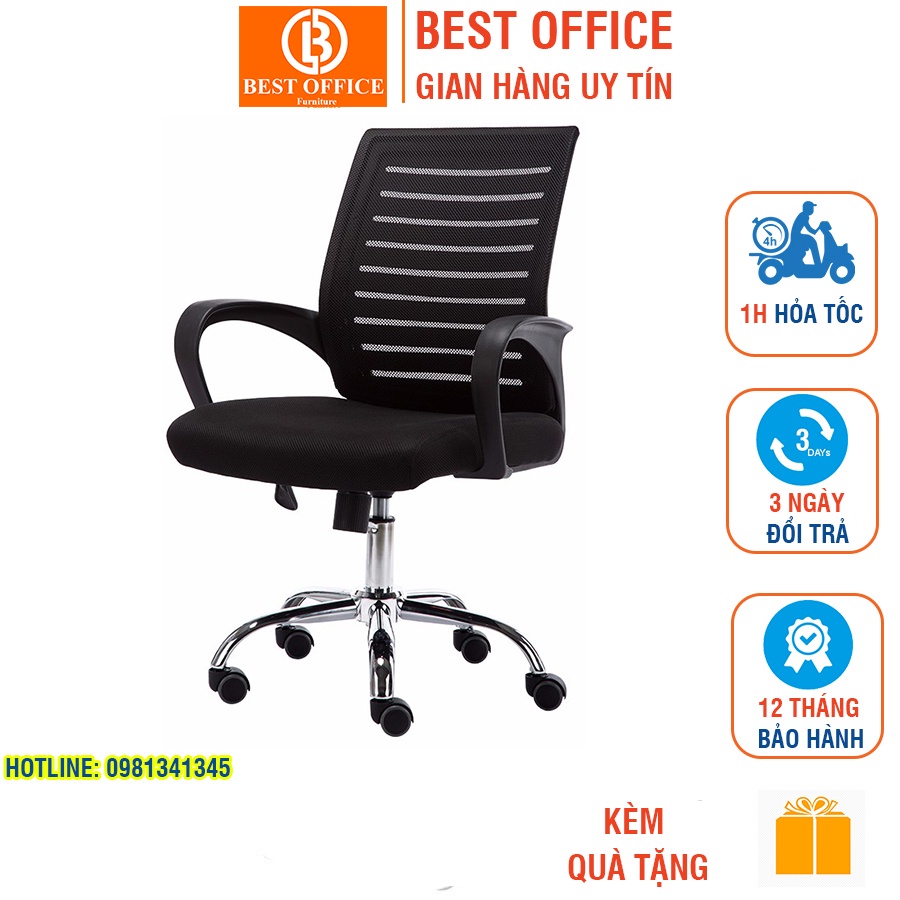 Ghế xoay văn phòng Best Office Box4081 - Xoay tròn - nâng hạ chiều cao - BH 12 THÁNG
