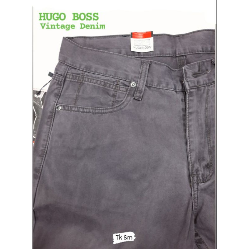 Hugo Boss Áo Khoác Dáng Dài Vải Cotton Thời Trang Cá Tính