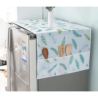Tấm Phủ Tủ Lạnh chống thấm,chống nước phủ tủ lạnh,lò vi sóng có túi 2 bên nhiều mẫu xinh xắn