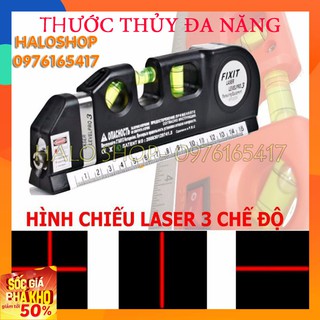 Thước thủy Nivo laser đa năng, Cân mực laser, thước kéo