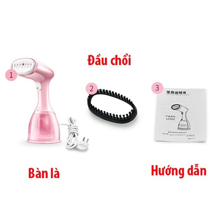 BÀN LÀ HƠI NƯỚC - Bàn là hơi nước cầm tay CHANGHONG Bàn Là Hơi Nước Công Suất 1500W Dung Tích 280ml Nhỏ Gọn