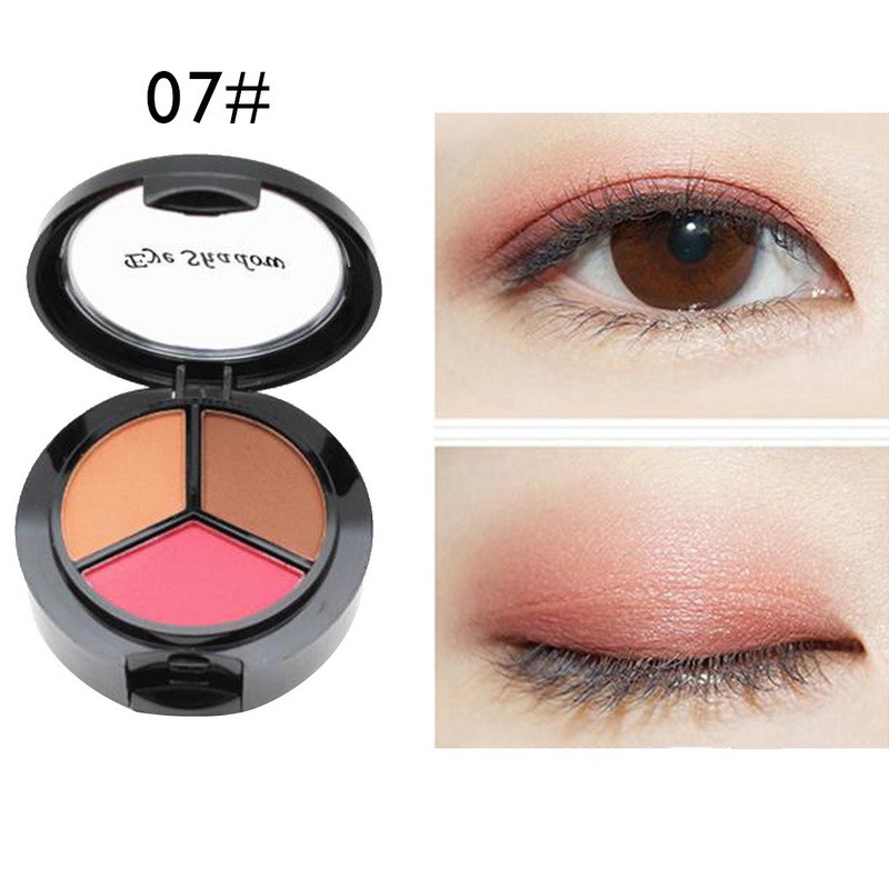 【Pay On Place】 3 Colors Natural Eyeshadow Cosmetic Makeup Palette | BigBuy360 - bigbuy360.vn